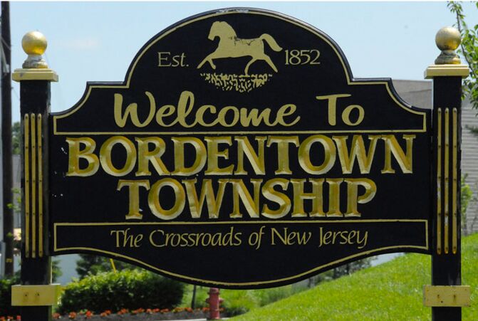 Bordentown welcome sign